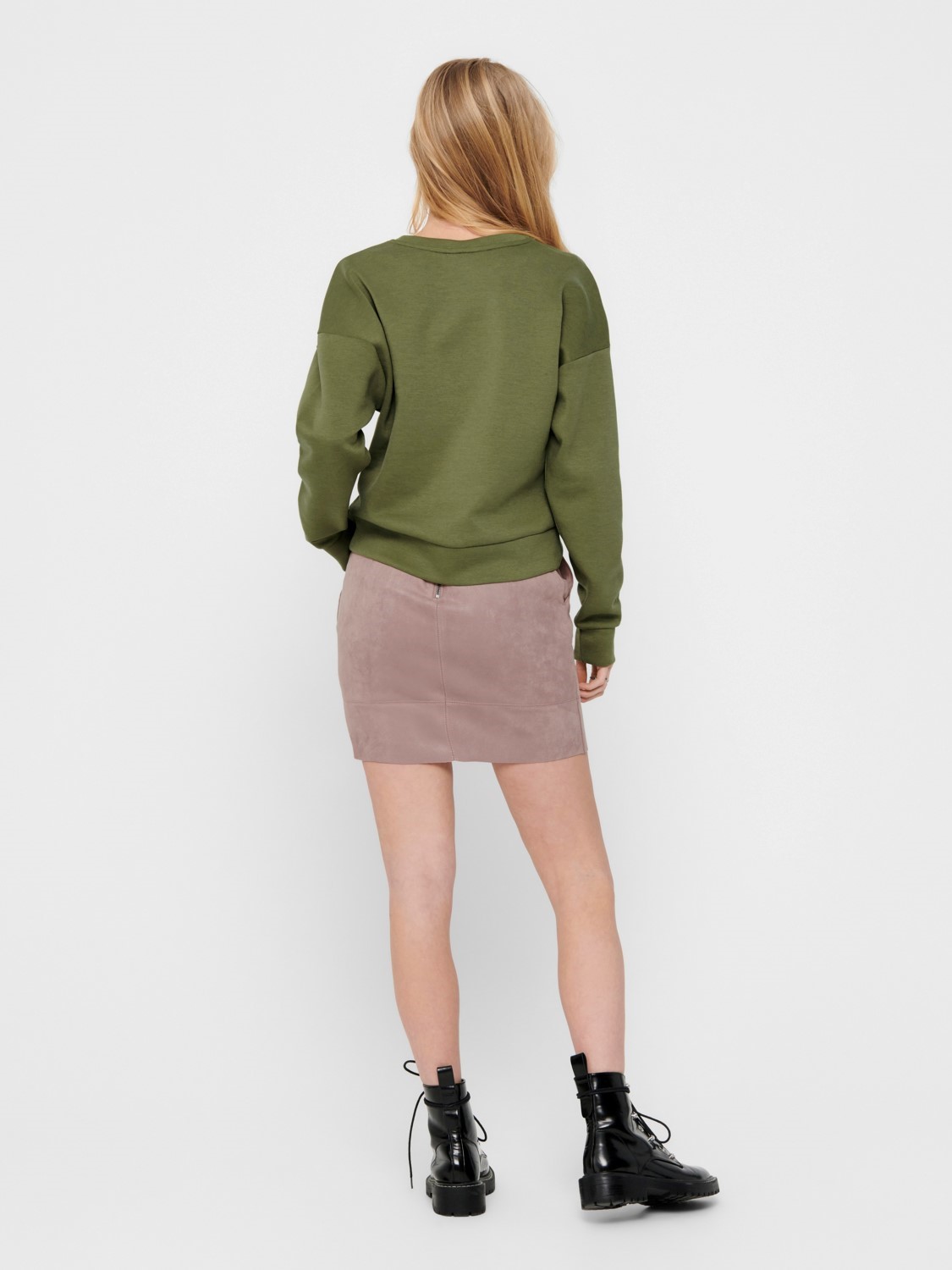Only Kadın S-Shirt 15199432 Martini Olive