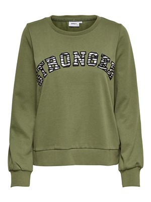 Only Kadın S-Shirt 15199657 Martini Olive