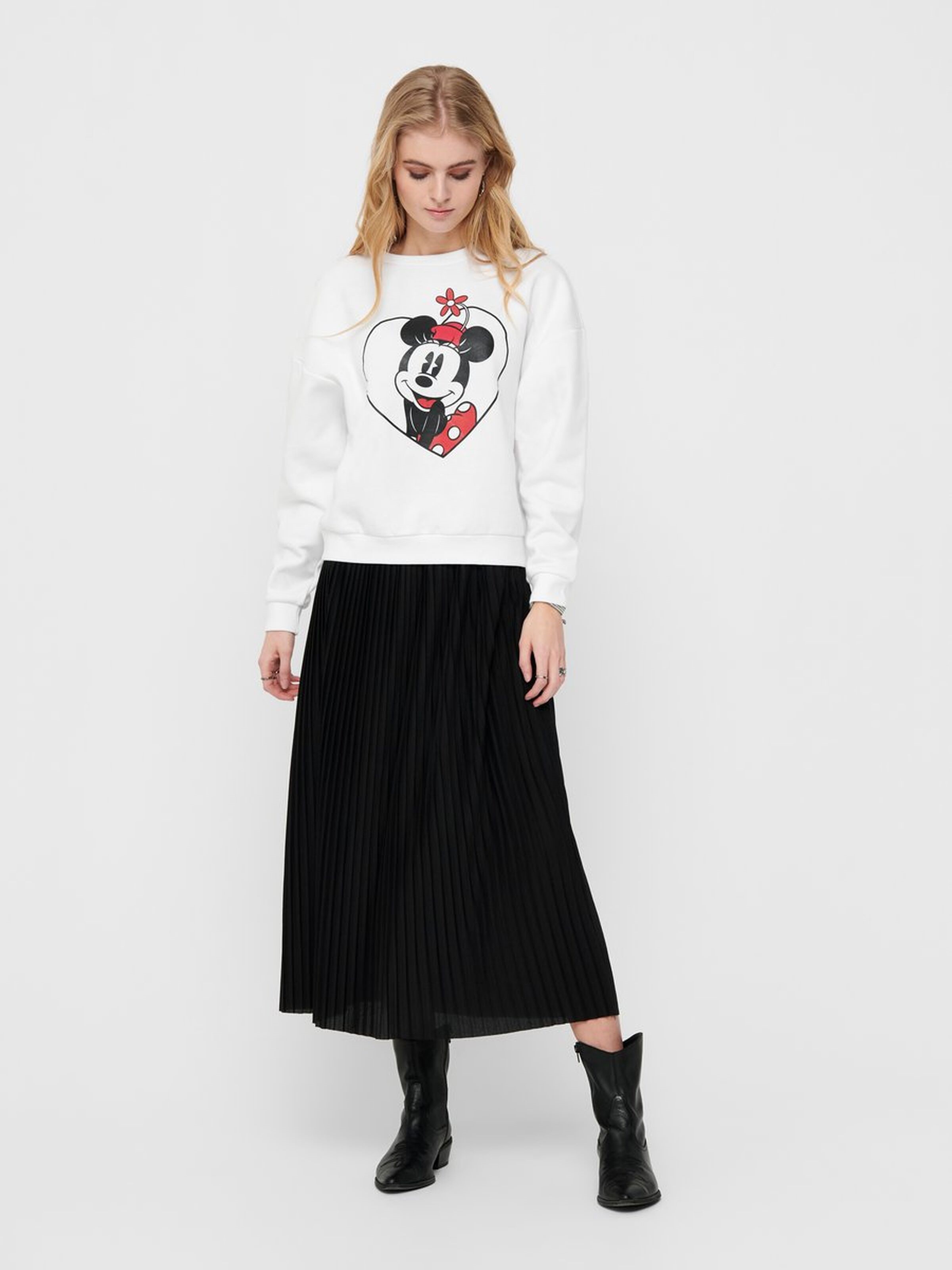 Only Kadın S-Shirt 15200059 Bright White