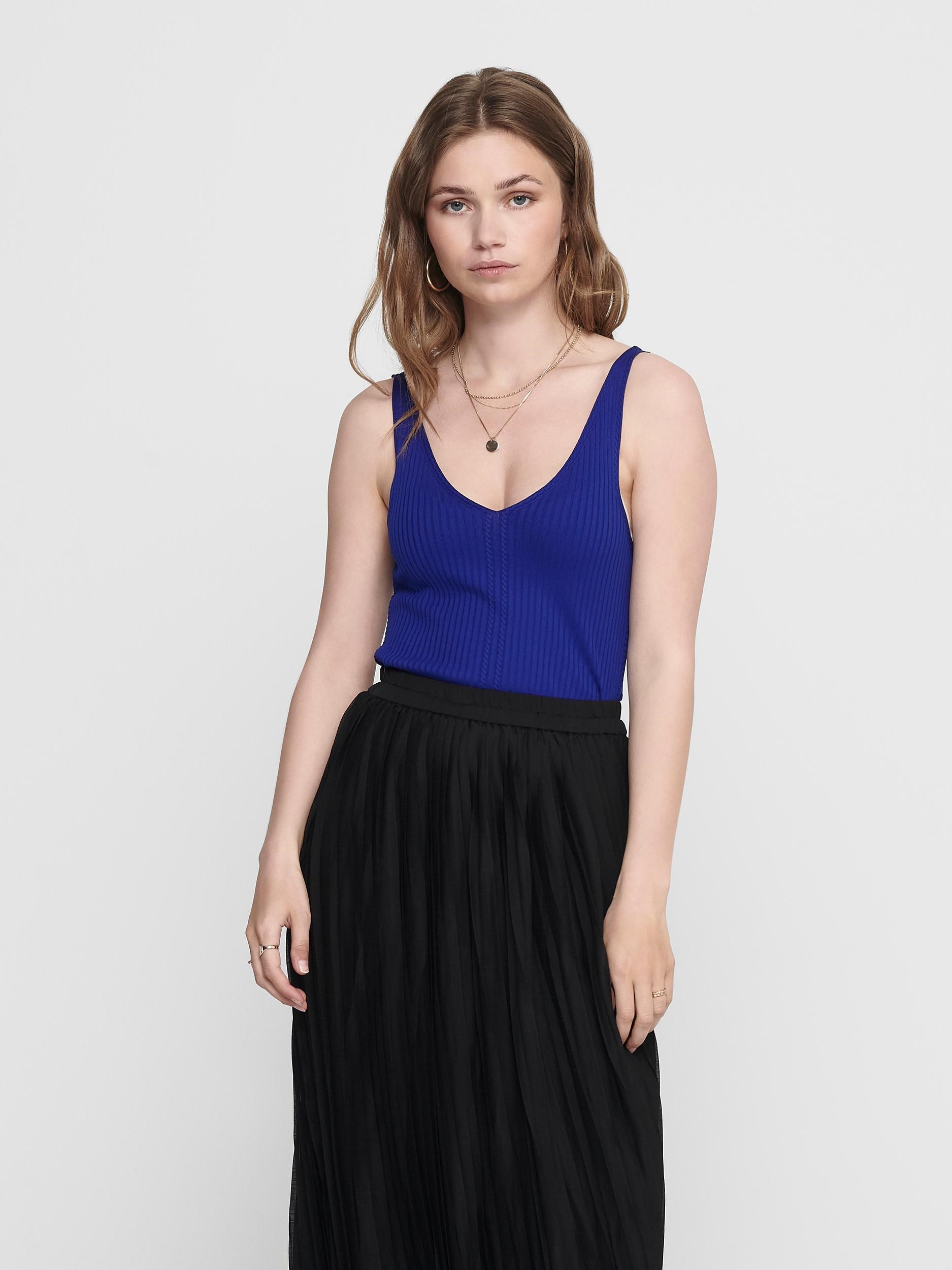Only Kadın Triko 15201109 Mazarine Blue