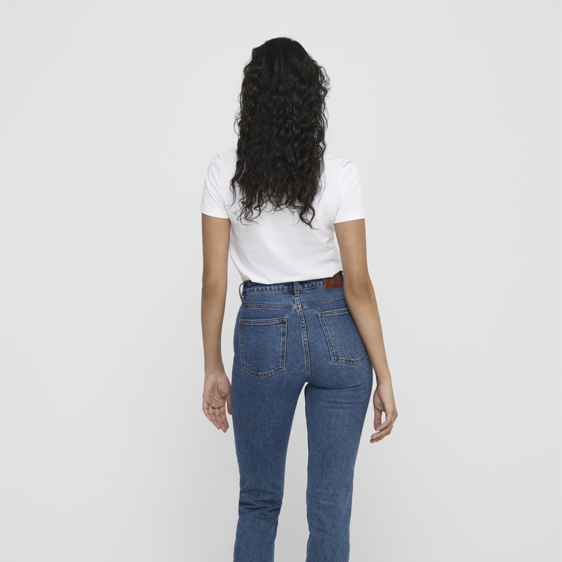 Only Kadın T-Shirt 15203528 Bright White