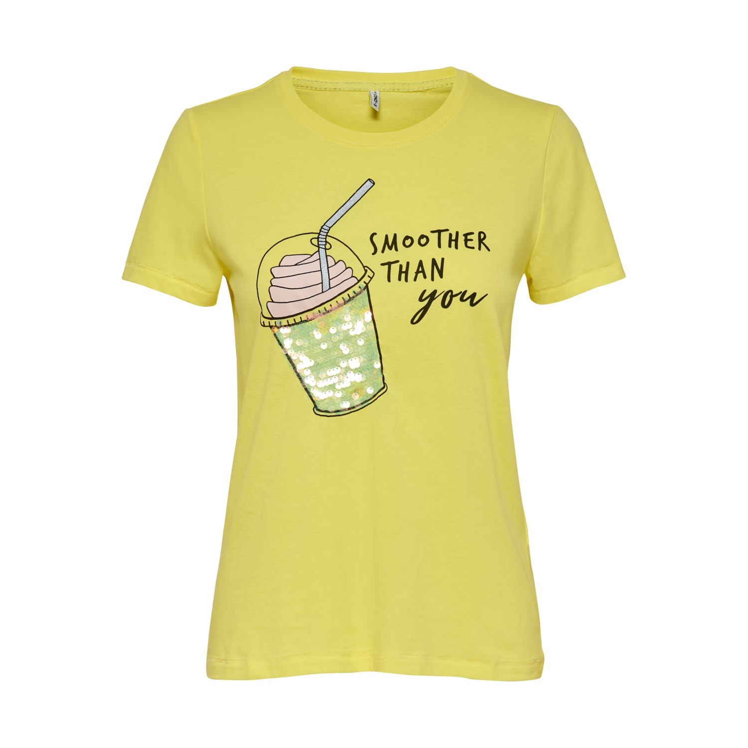 Only Kadın T-Shirt 15203528 Limelight