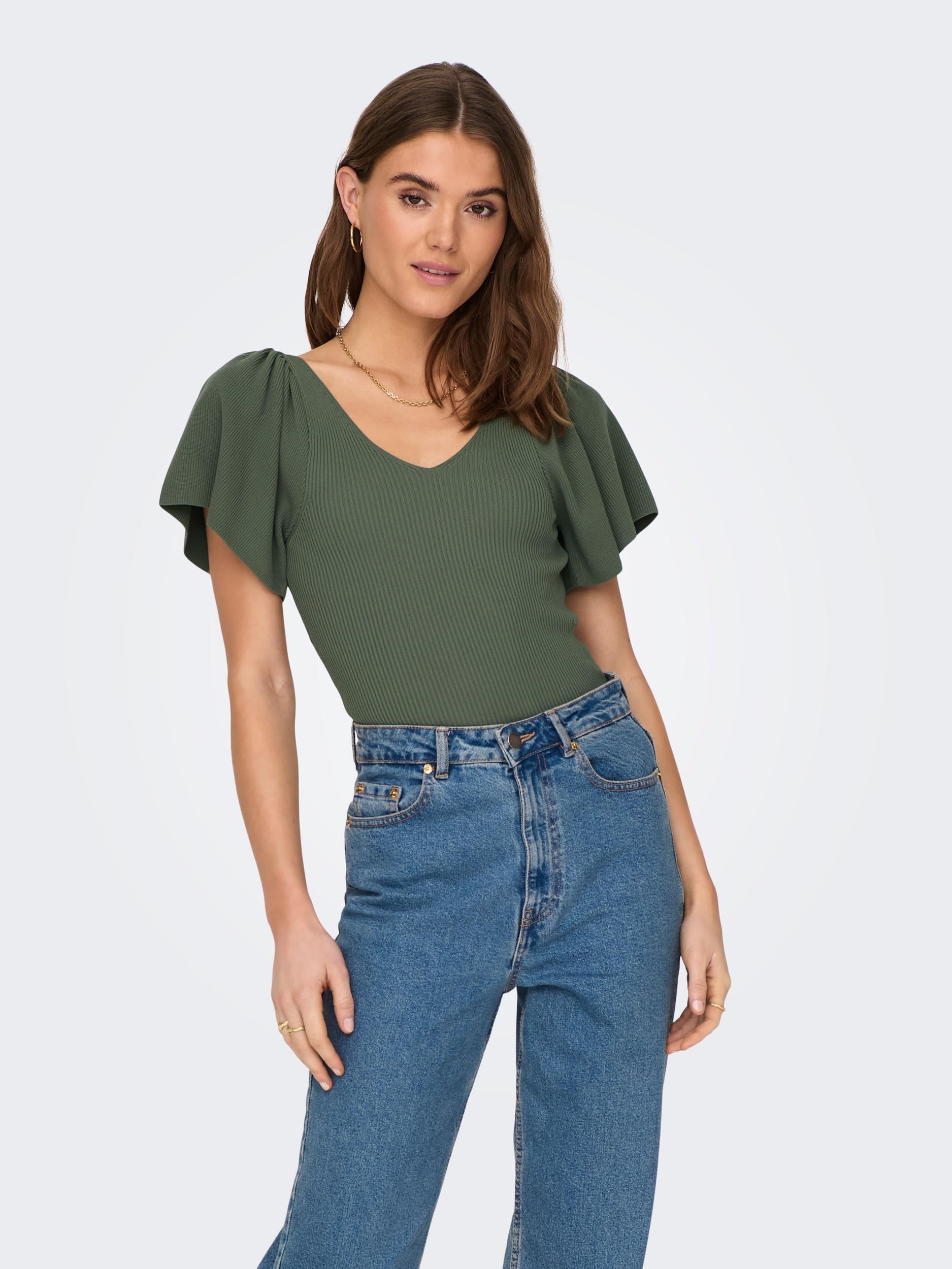 Only Kadın Triko 15203888 Balsam Green