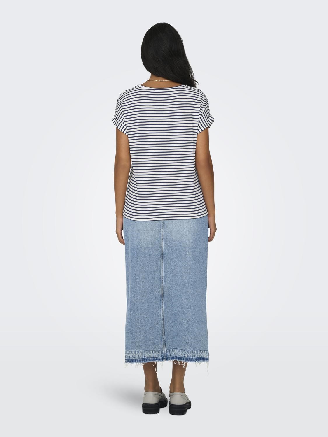 Only Kadın T-Shirt 15206243 Cloud Dancer