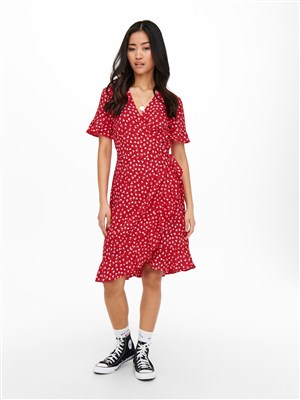 Only Kadın Elbise 15206407 Mars Red