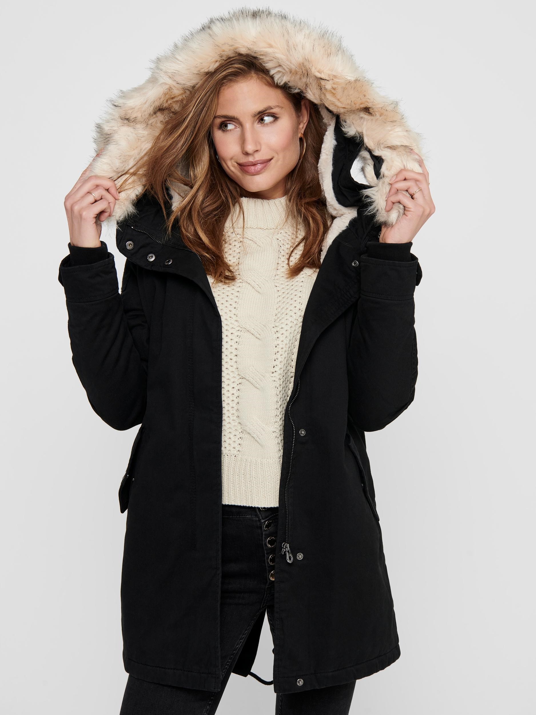 Only Kadın Parka 15207691 Black