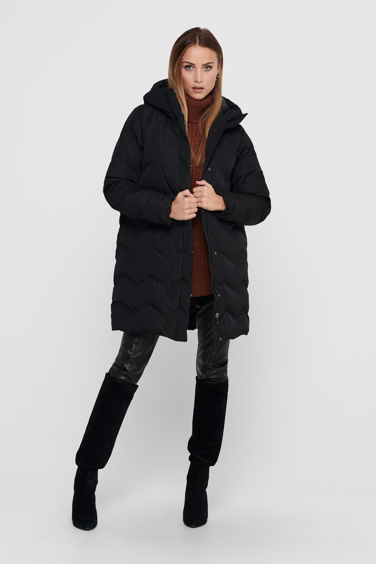 Only Kadın Mont 15208391 Black
