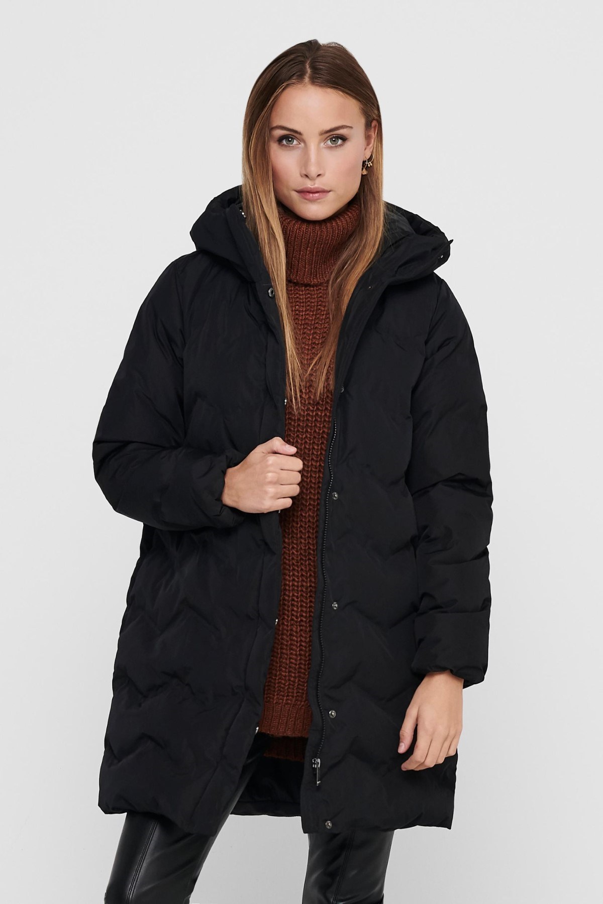 Only Kadın Mont 15208391 Black