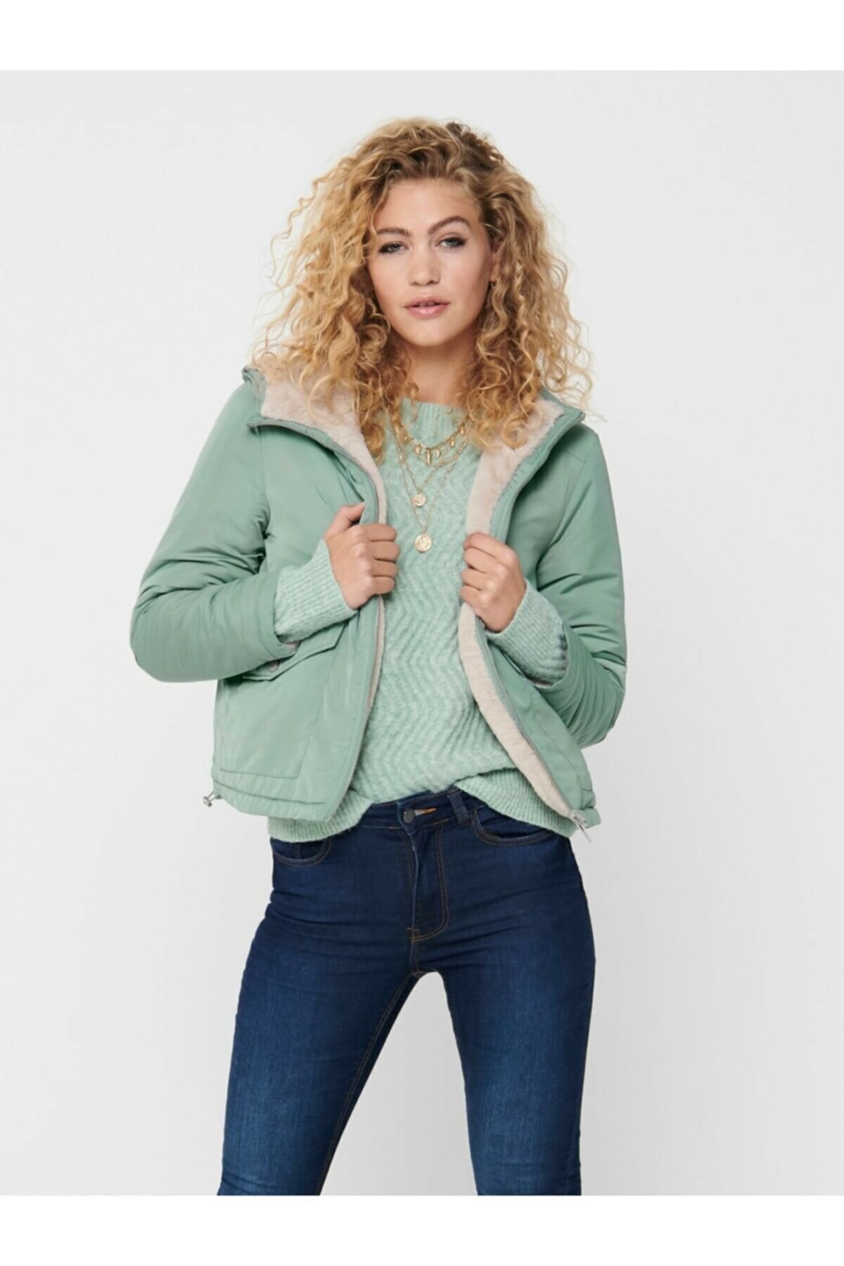 Only Kadın Ceket 15208777 Frosty Green