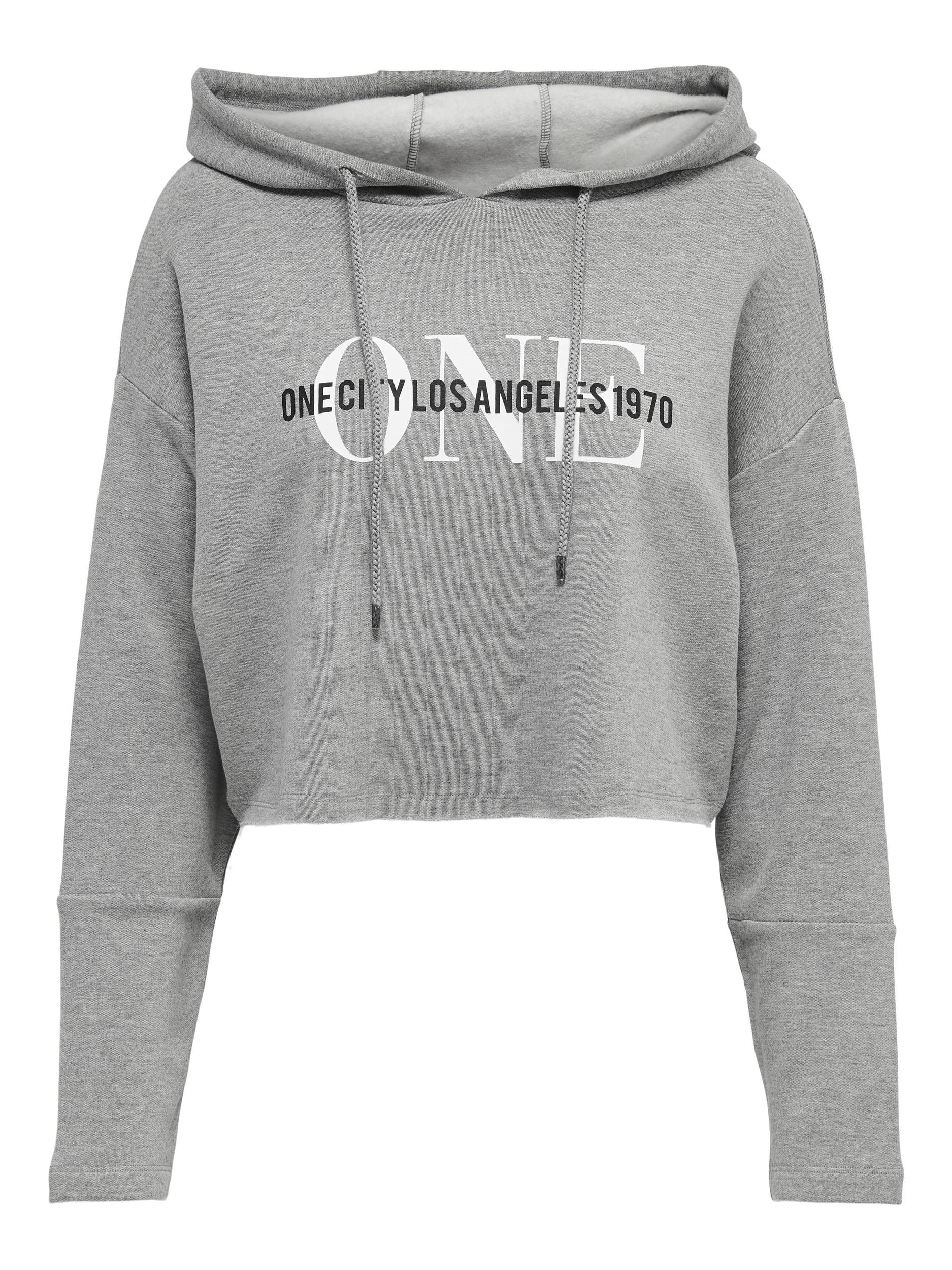 Only Kadın S-Shirt 15214951 Light Grey Melange