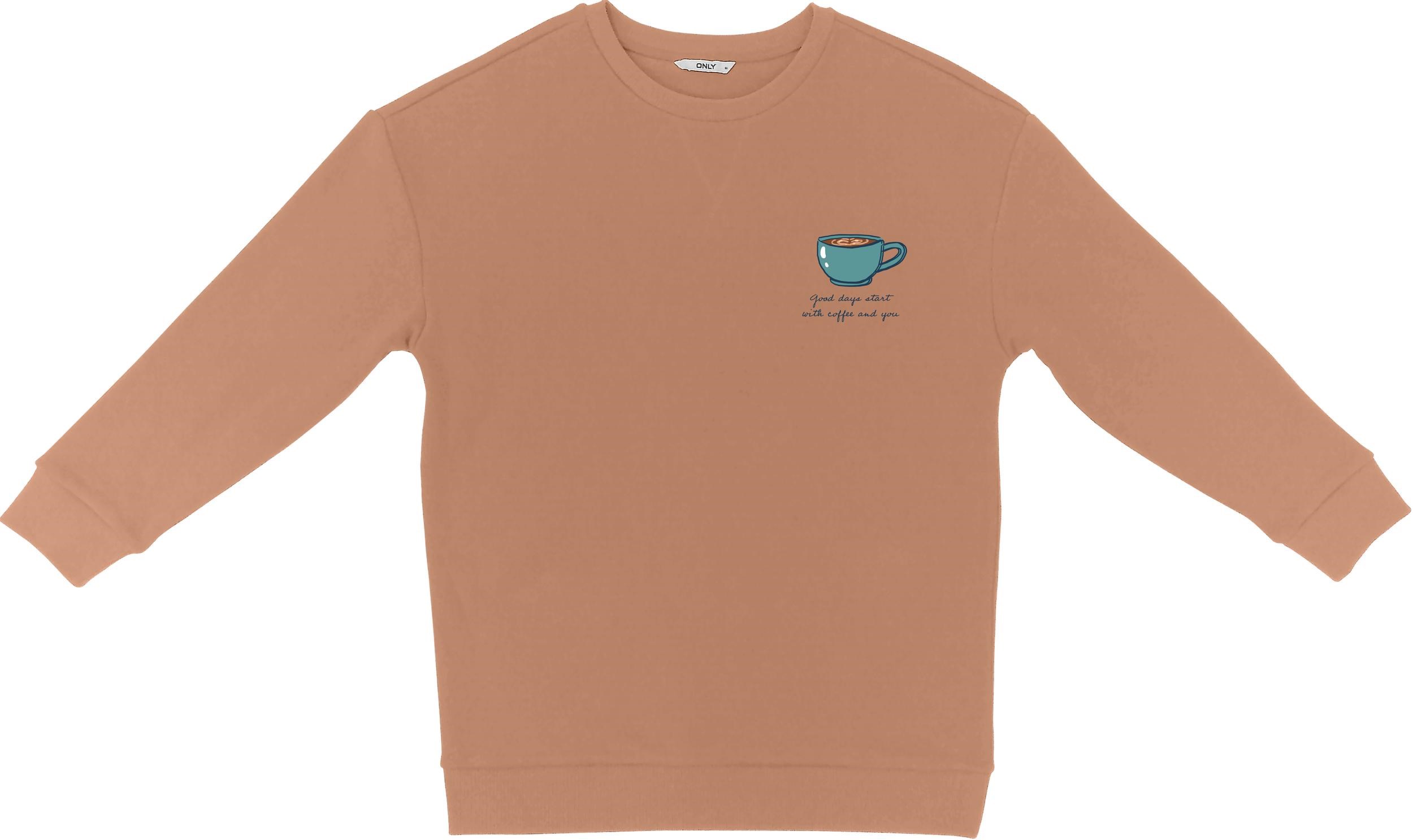 Only Kadın S-Shirt 15215810 Camel
