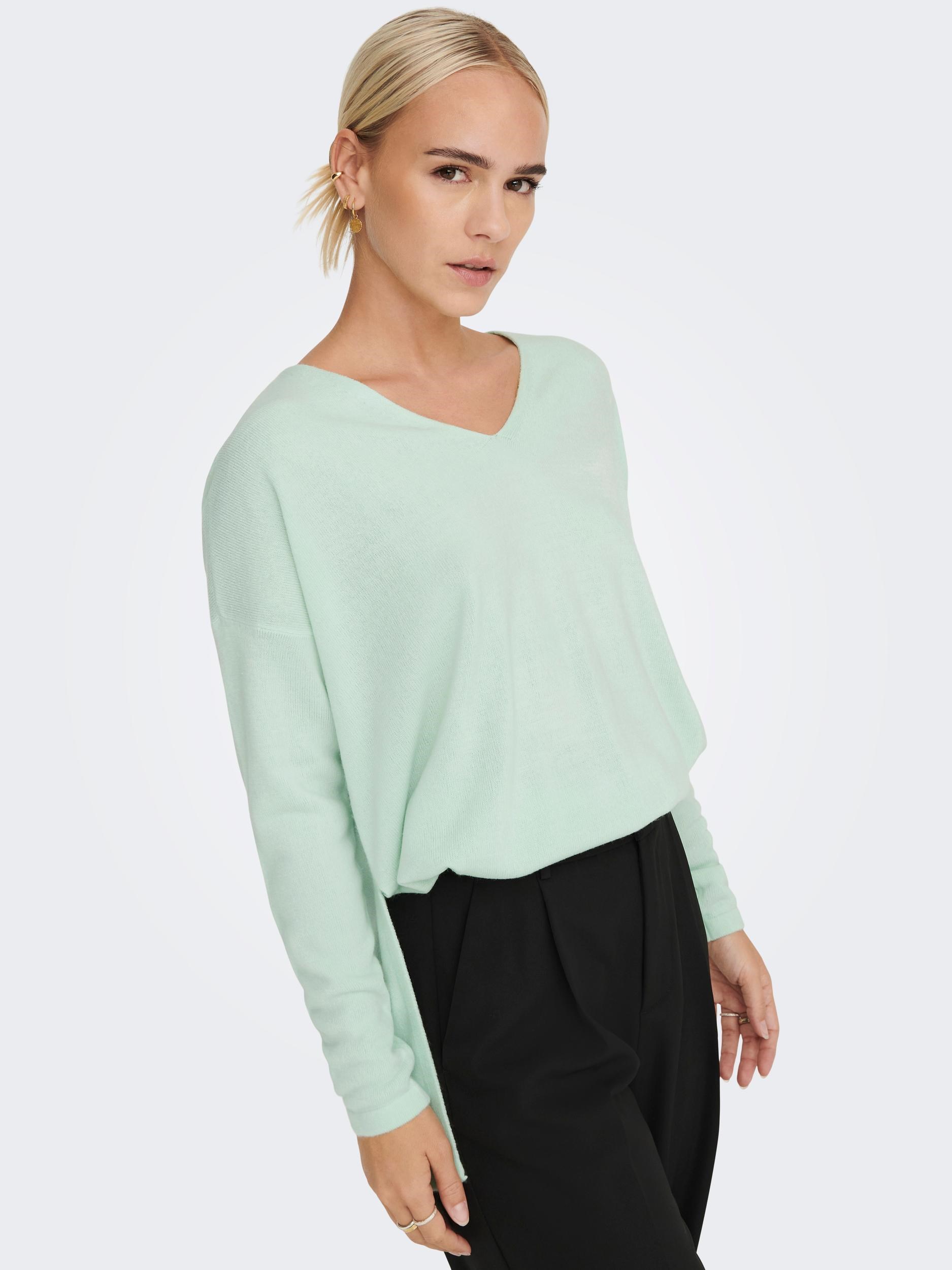 Only Kadın Triko 15219642 Mist Green