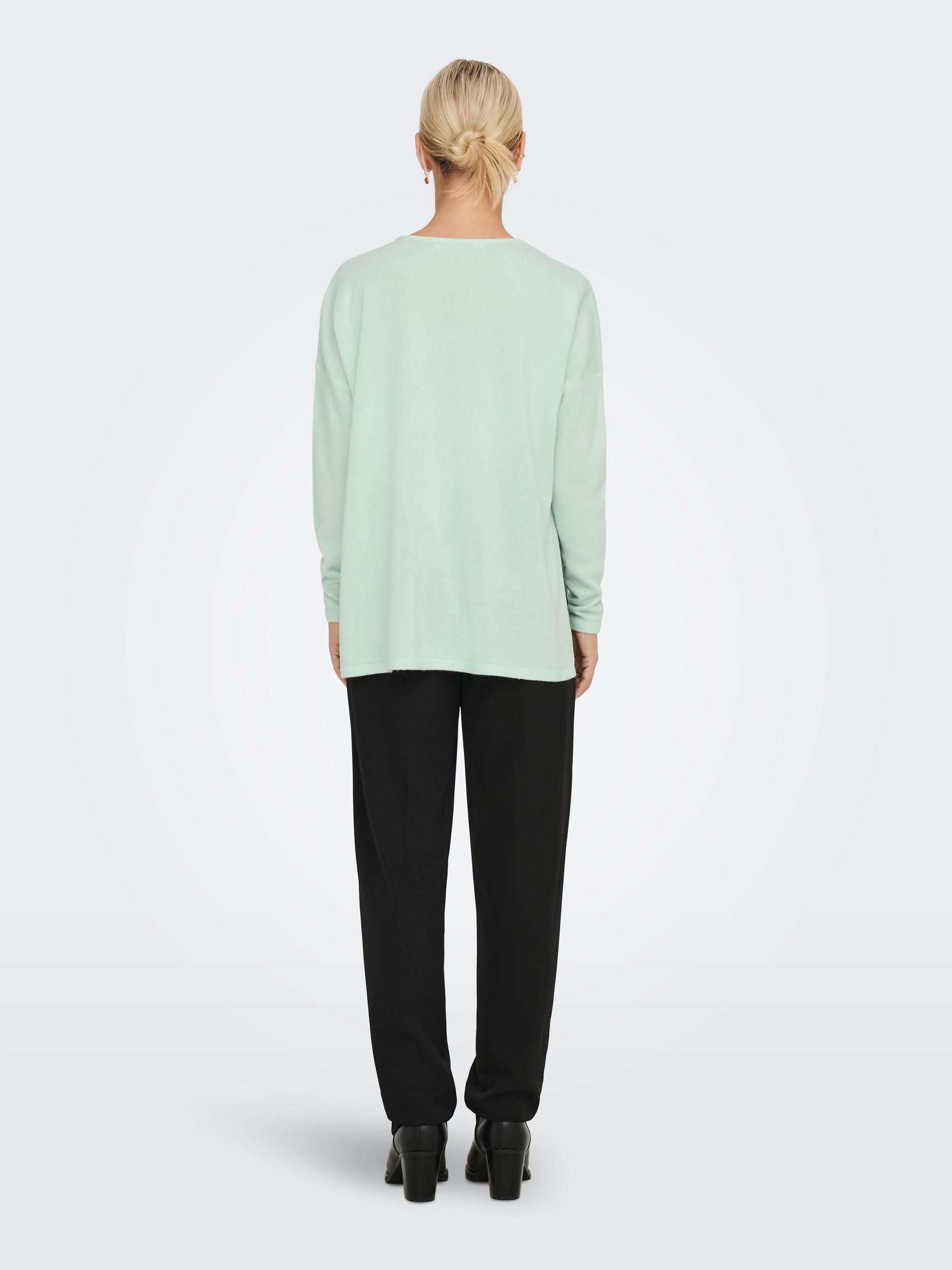 Only Kadın Triko 15219642 Mist Green