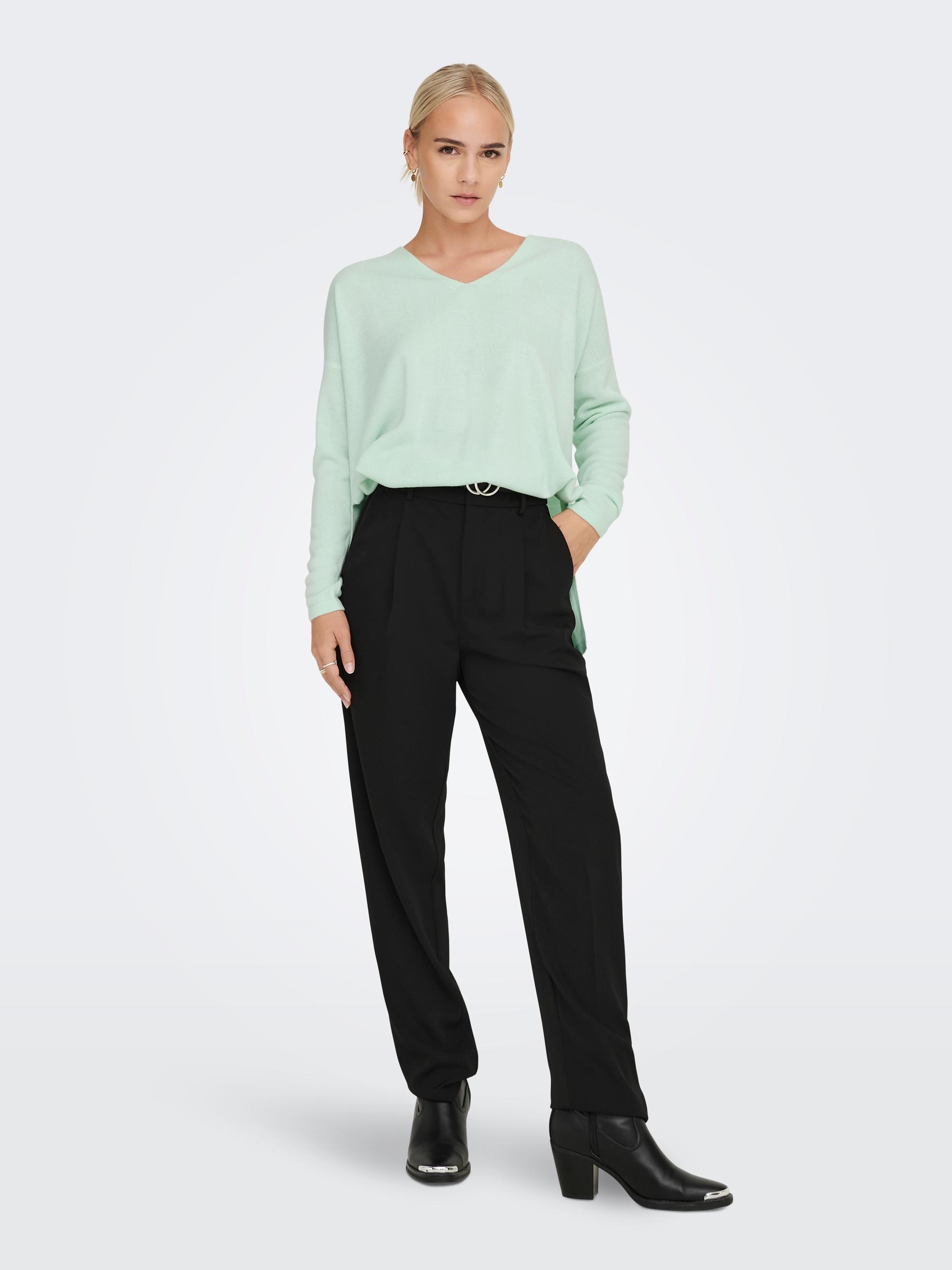 Only Kadın Triko 15219642 Mist Green