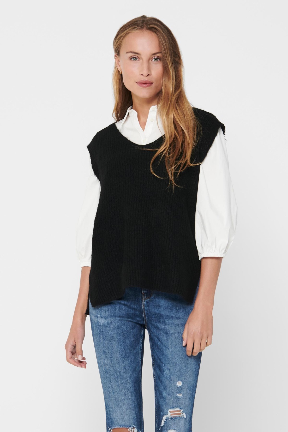 Only Kadın Kazak 15221370 Black