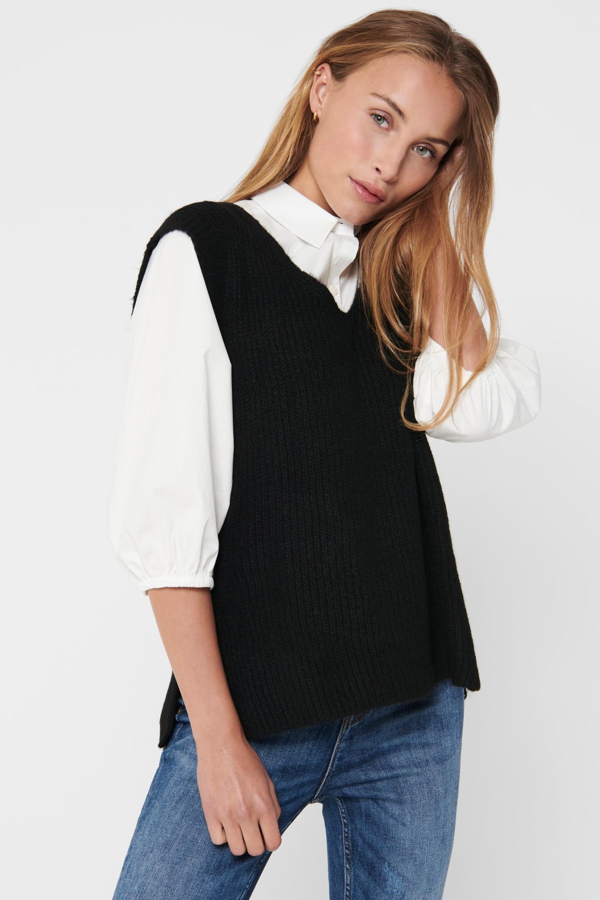 Only Kadın Kazak 15221370 Black