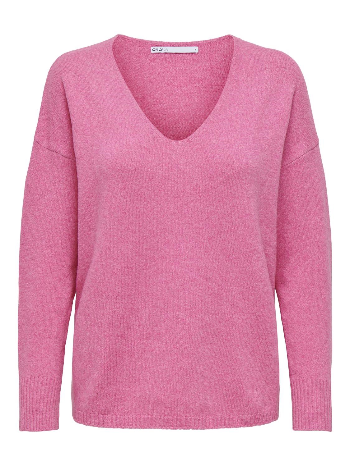 Only Kadın Kazak 15224360 Azalea Pink