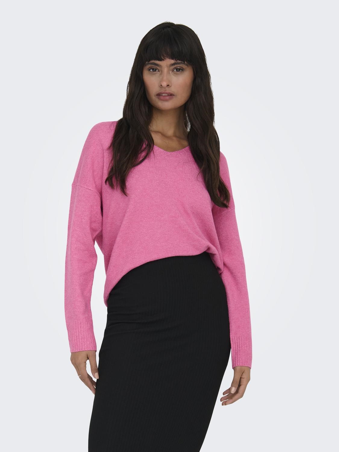 Only Kadın Kazak 15224360 Azalea Pink