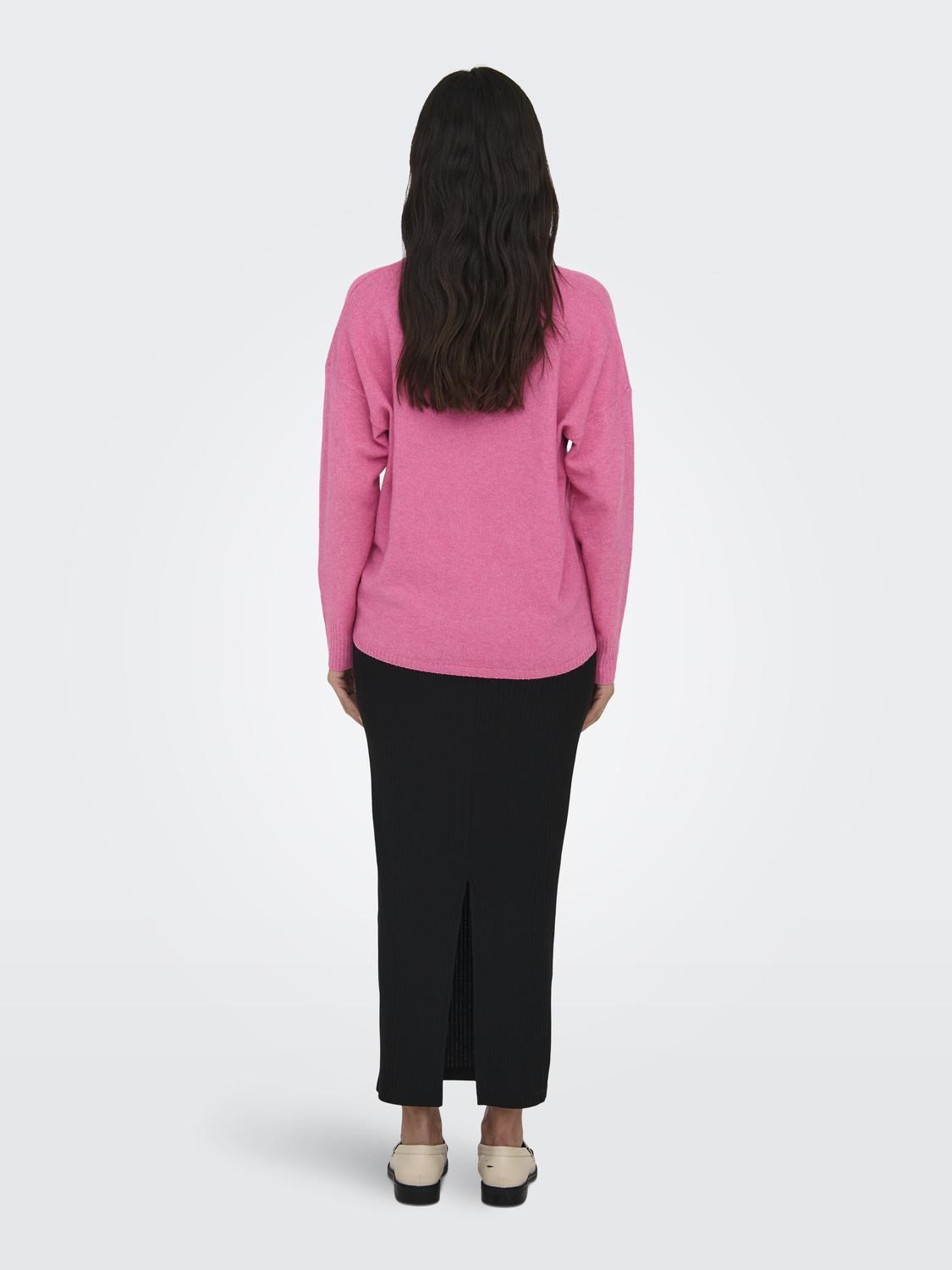 Only Kadın Kazak 15224360 Azalea Pink