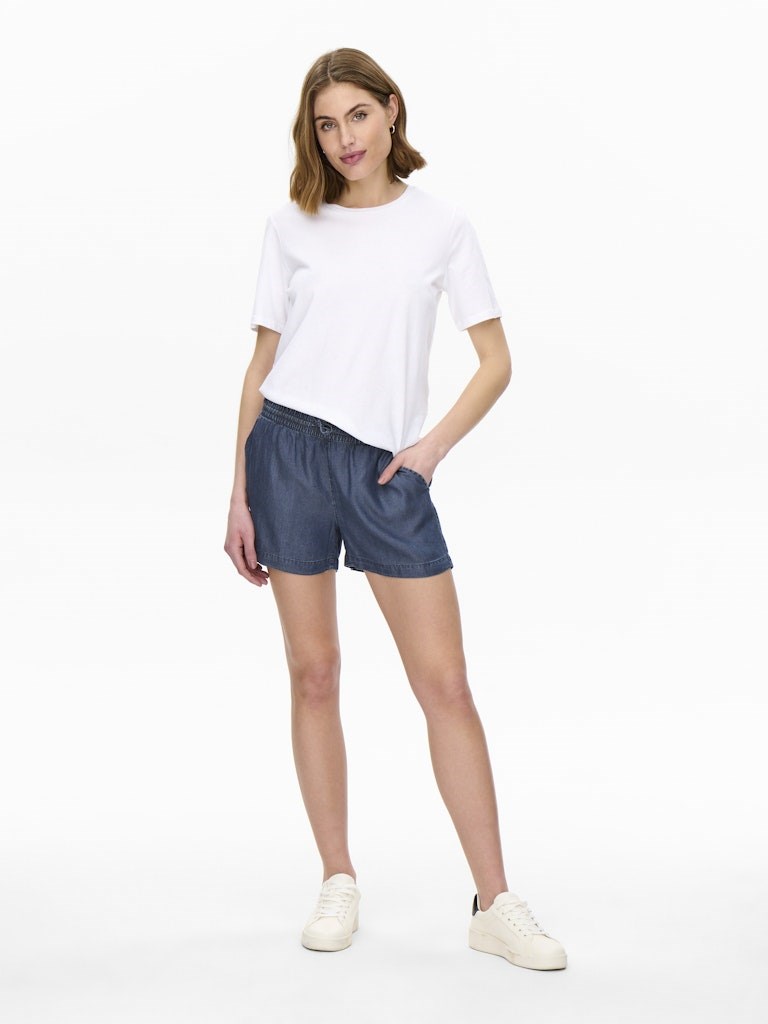 Only Kadın Şort 15226321 Dark Blue Denim