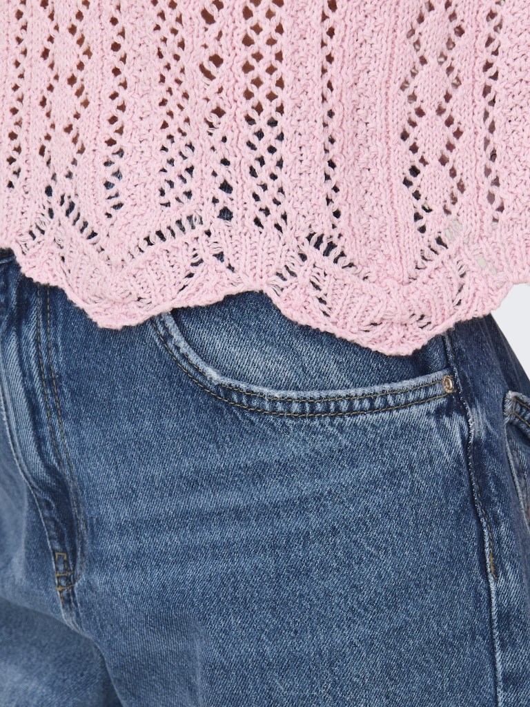 Only Kadın Triko 15233173 Candy Pink