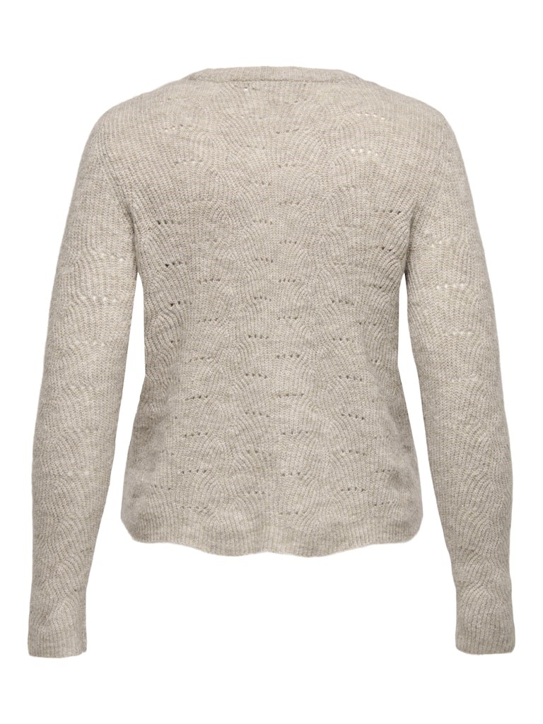 Only Kadın Kazak 15234745 Taupe Gray