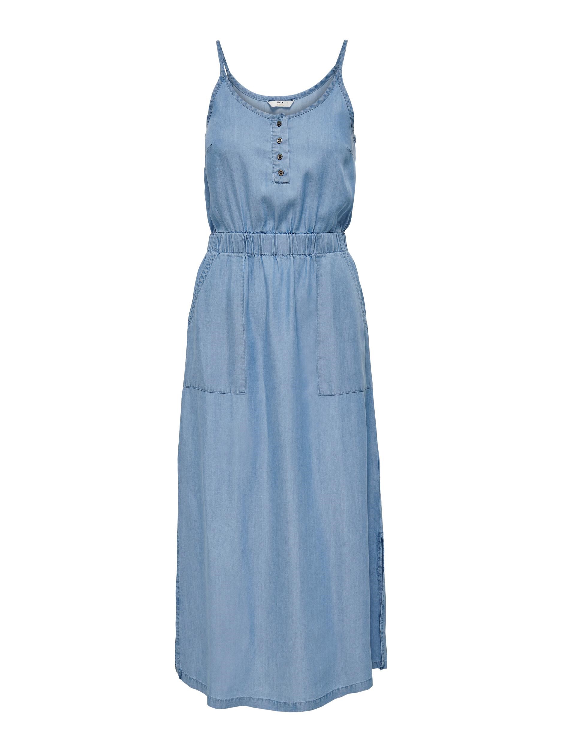 Only Kadın Elbise 15248340 Medium Blue Denim