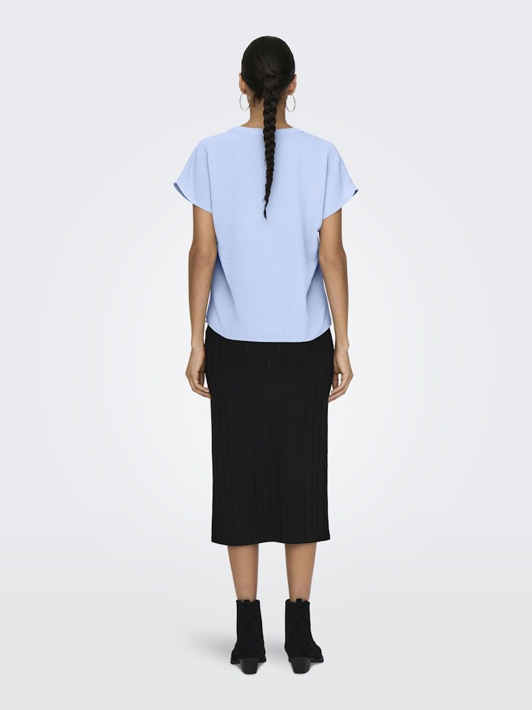 Only Kadın T-Shirt 15249287 Powder Blue