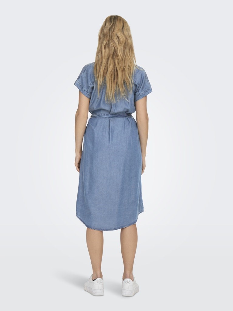 Only Kadın Elbise 15250429 Medium Blue Denim