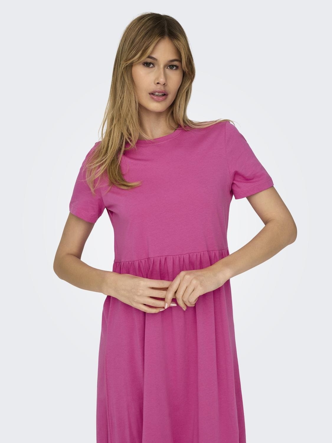 Only Kadın Elbise 15252525 Raspberry Rose