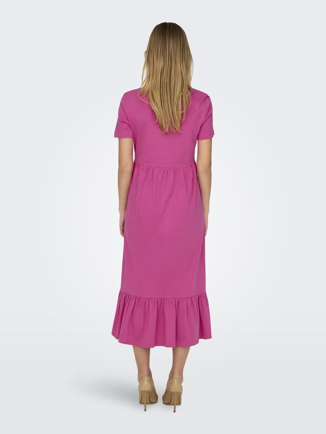 Only Kadın Elbise 15252525 Raspberry Rose