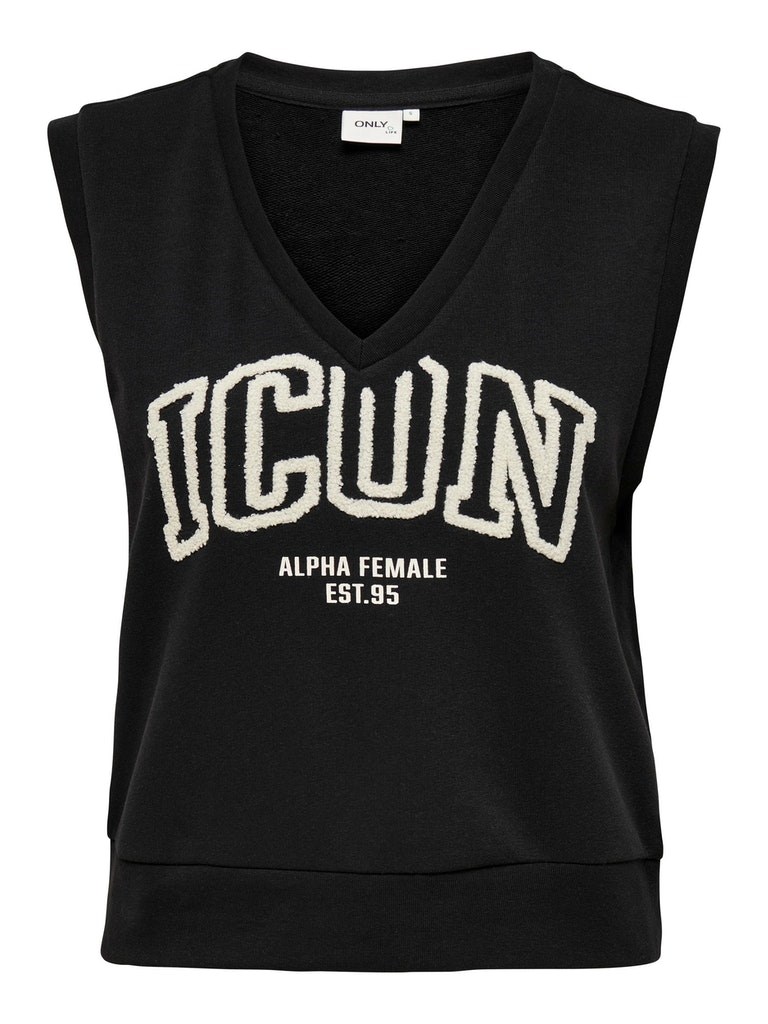 Only Kadın S-Shirt 15252646 Black