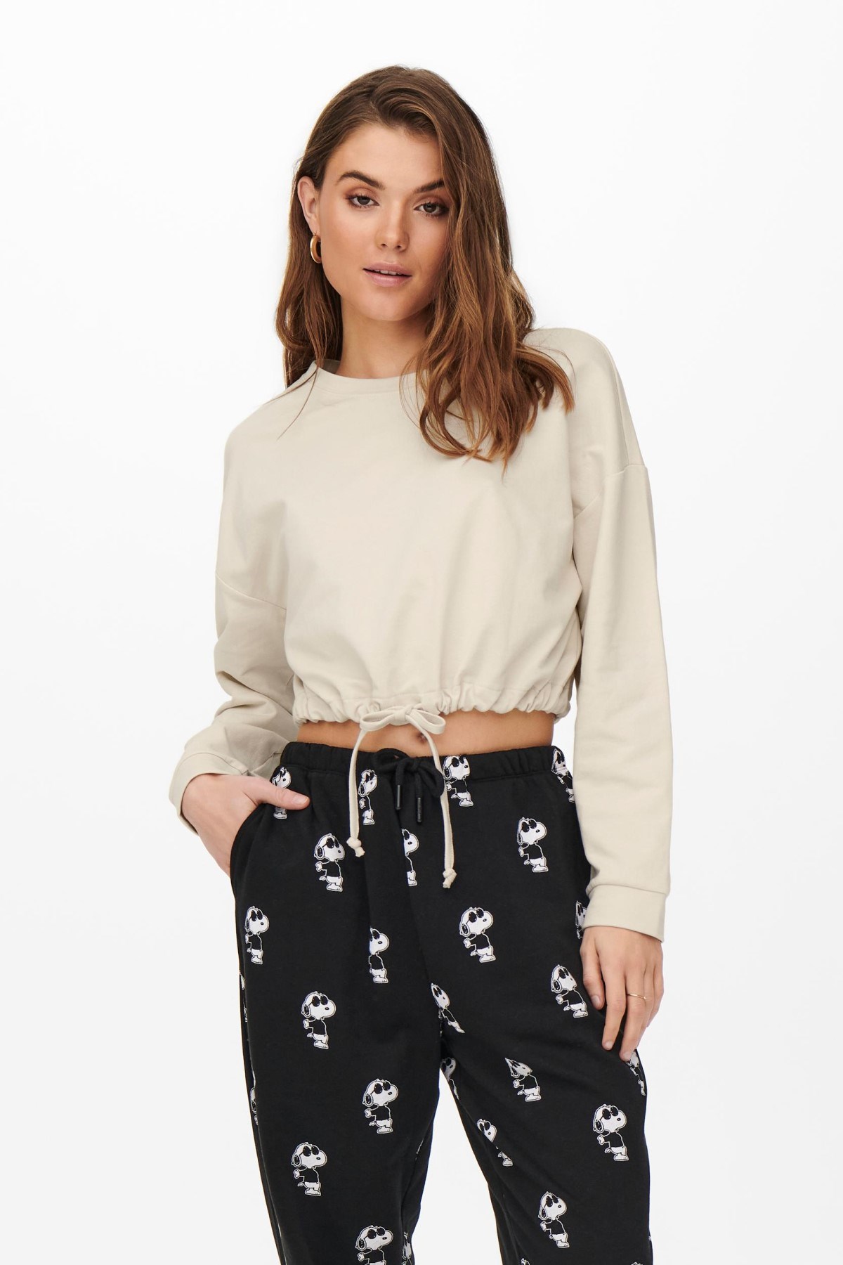 Only Kadın S-Shirt 15255289 Birch