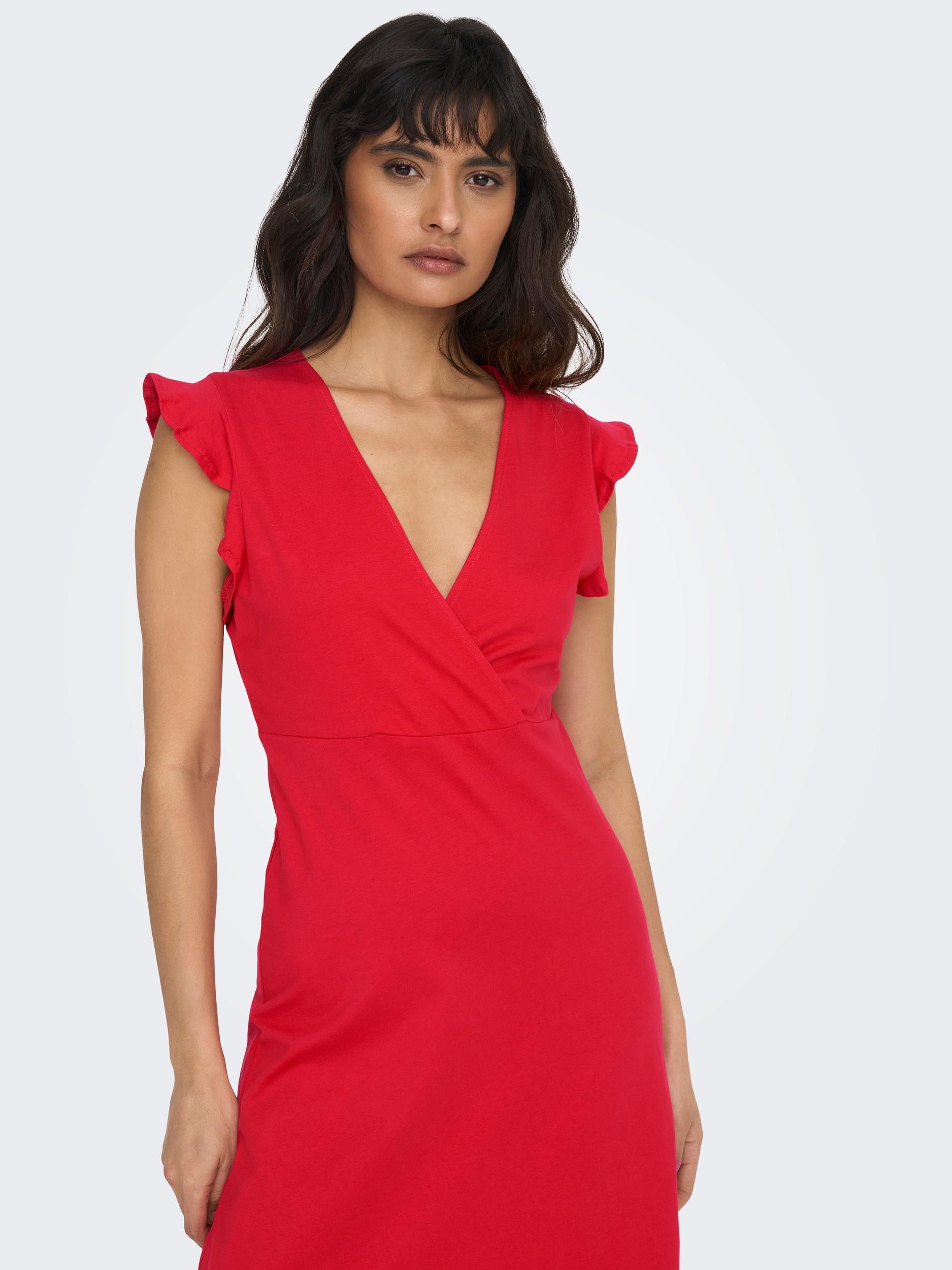 Only Kadın Elbise 15257520 High Risk Red