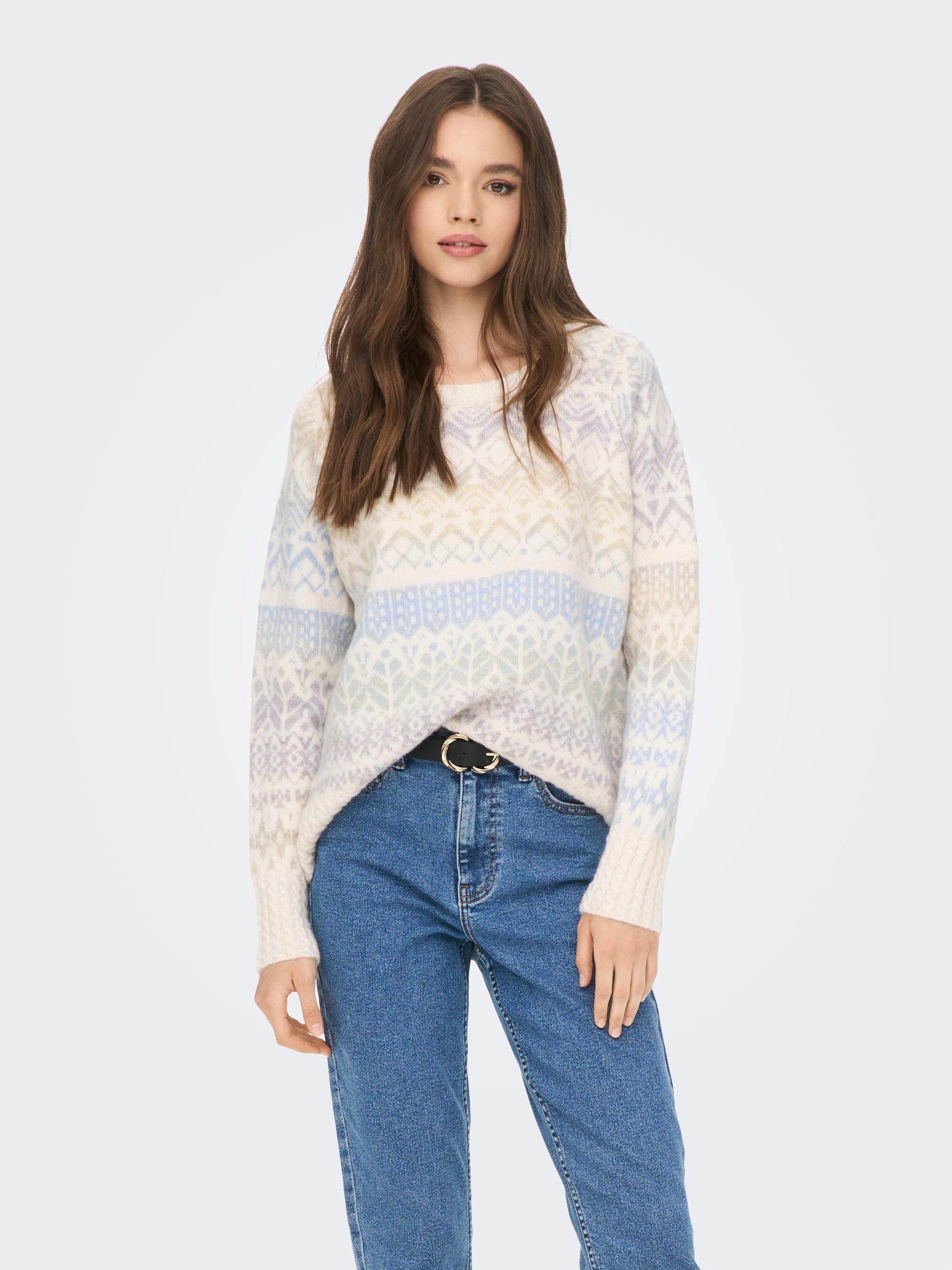 Only Kadın Kazak 15259435 Cloud Dancer