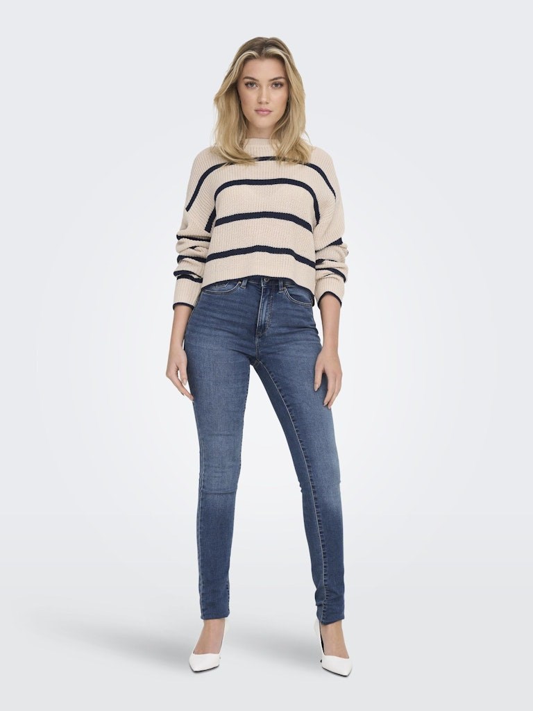 Only Kadın Pantolon 15263736 Medium Blue Denim
