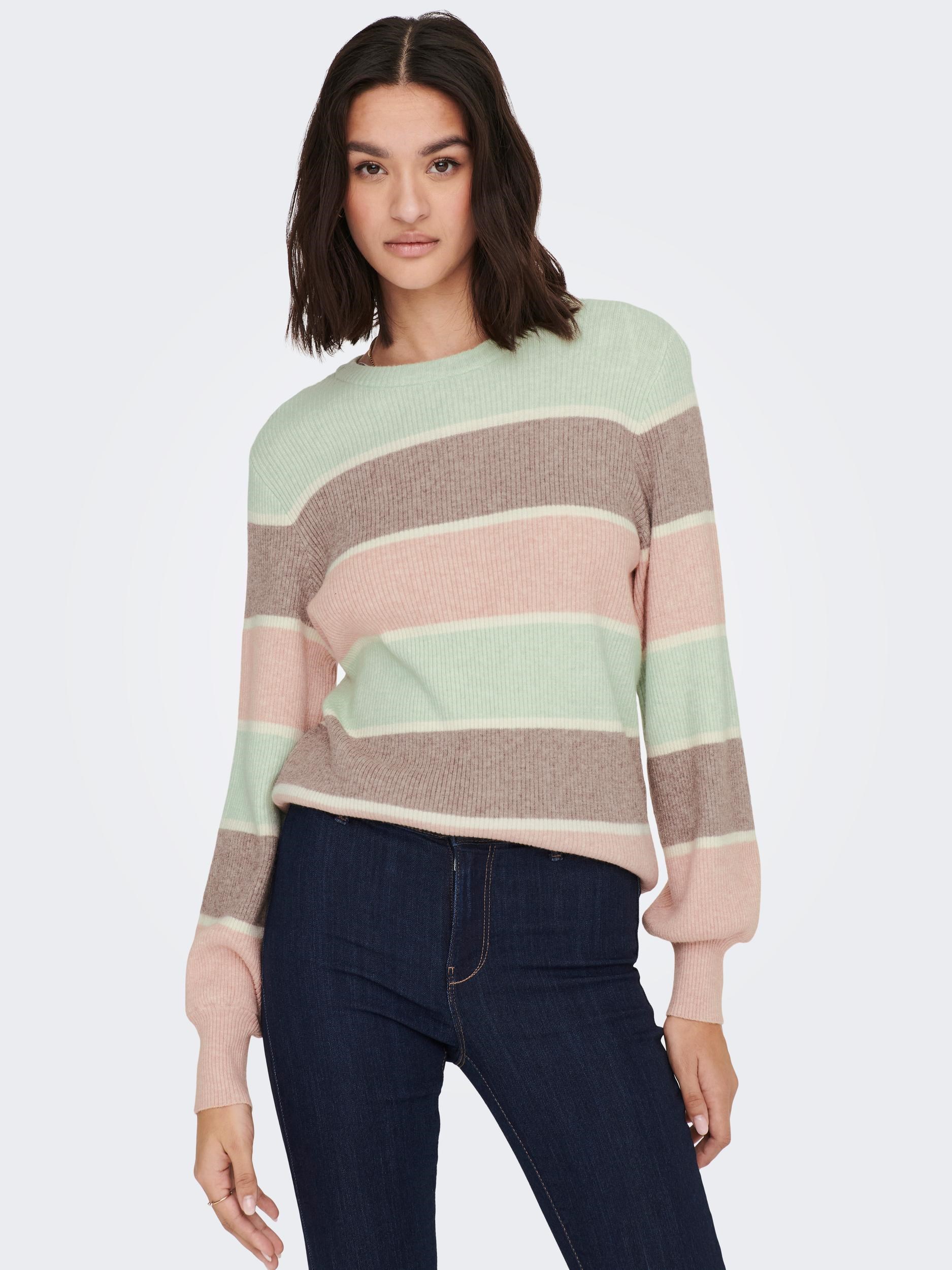 Only Kadın Triko 15279898 Mist Green