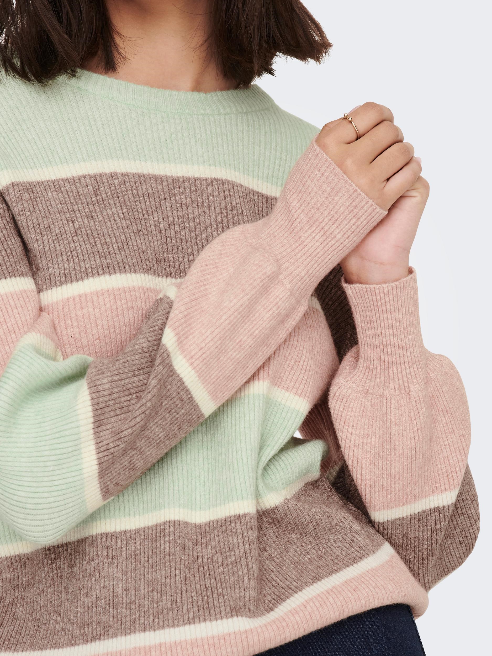 Only Kadın Triko 15279898 Mist Green