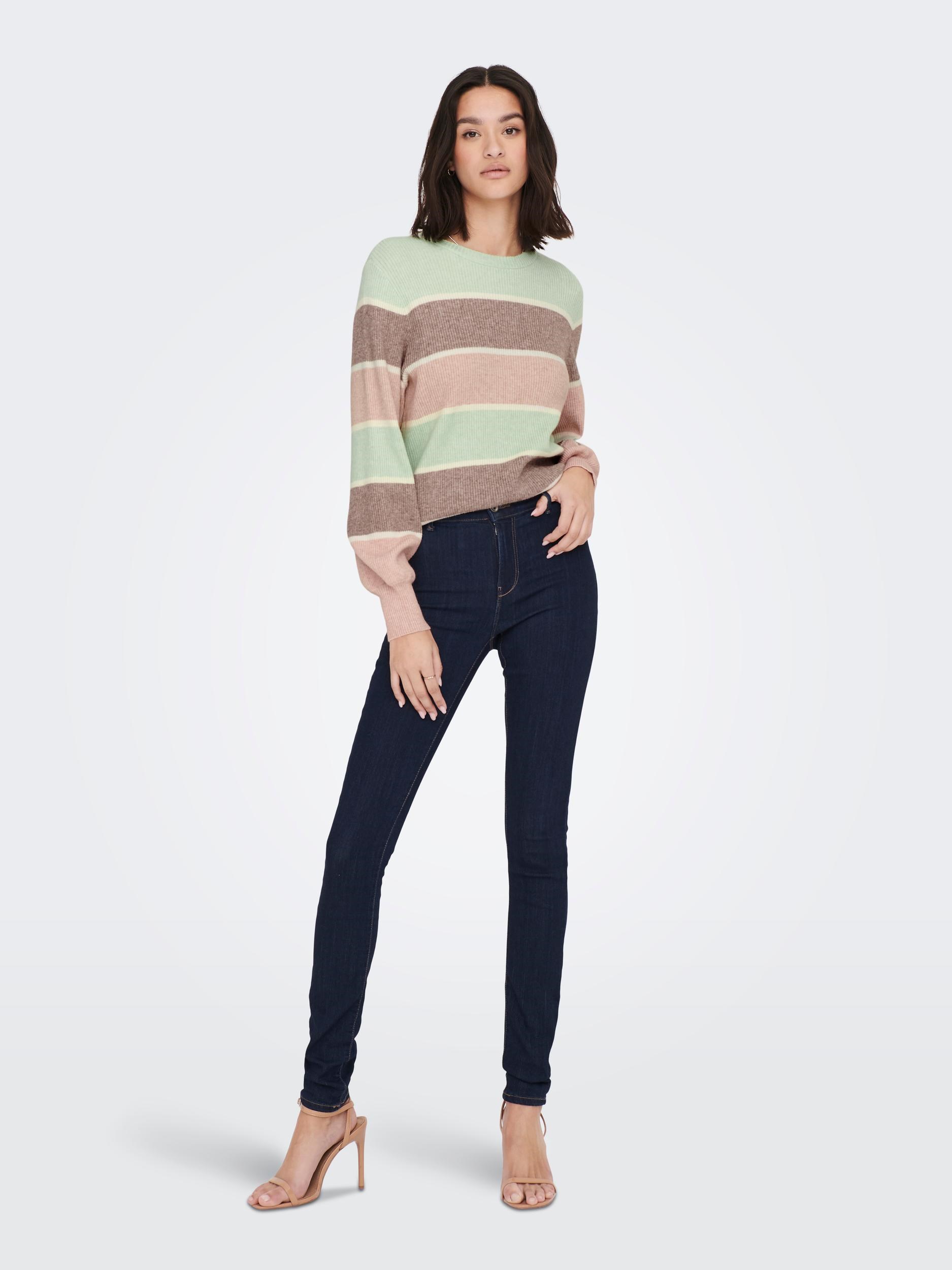 Only Kadın Triko 15279898 Mist Green