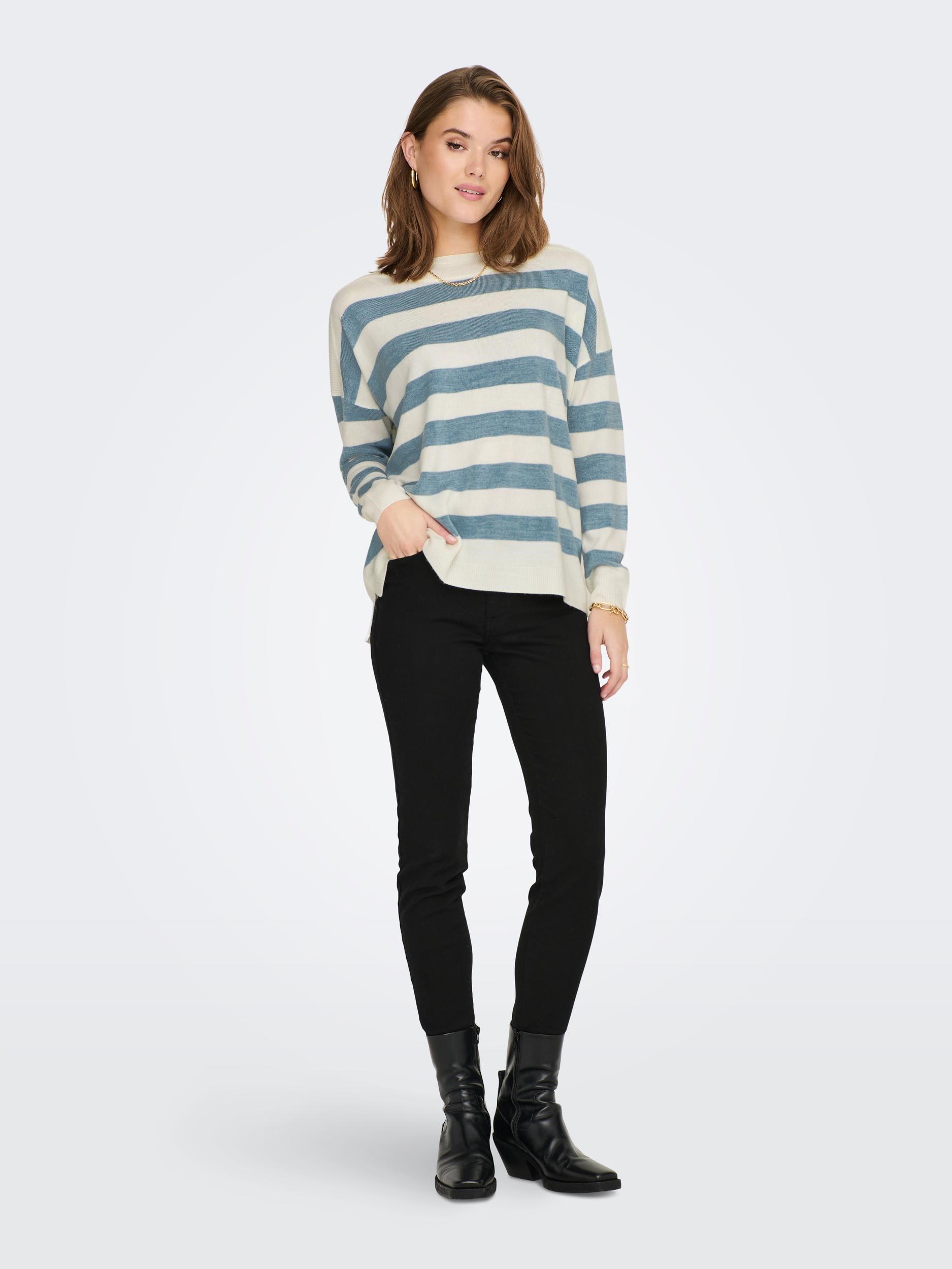 Only Kadın Triko 15280492 Blue Blizzard