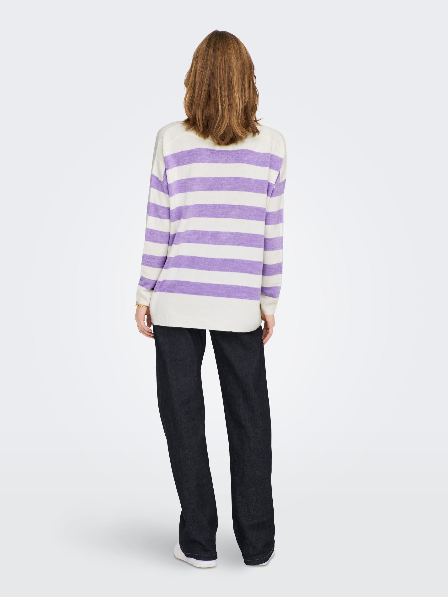 Only Kadın Triko 15280492 Purple Rose