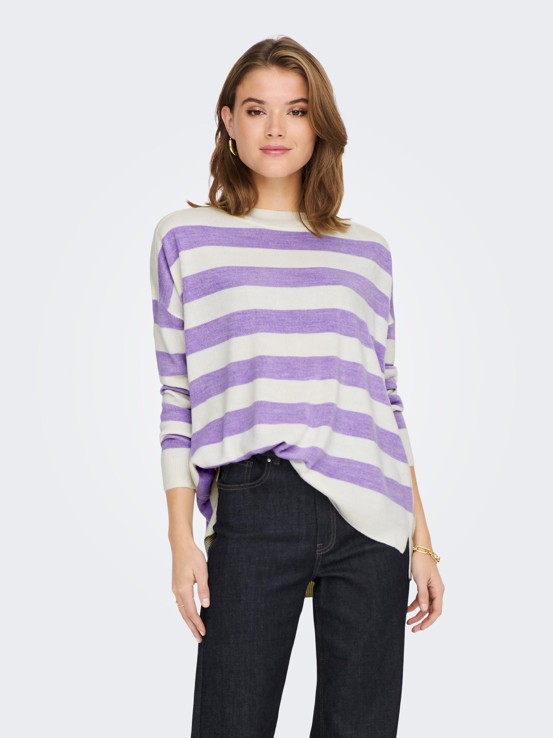 Only Kadın Triko 15280492 Purple Rose