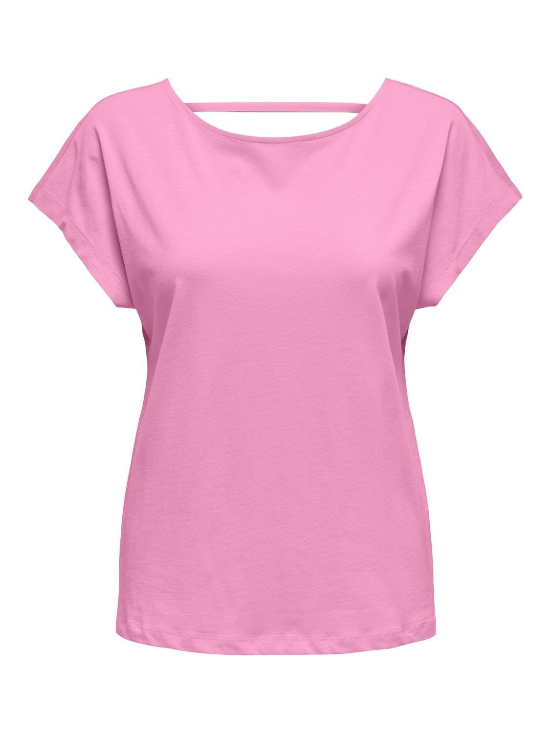 Only Kadın T-Shirt 15286933 Begonia Pink