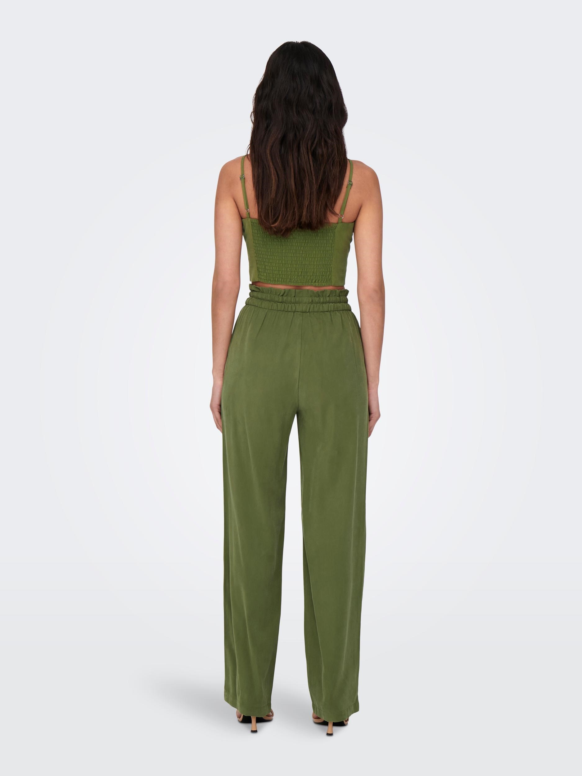 Only Kadın Pantolon 15291235 Olive Branch