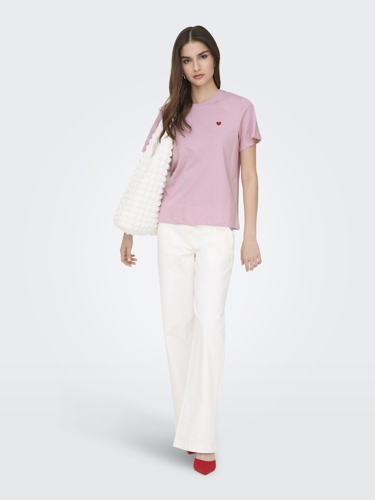 Only Kadın T-Shirt 15298612 Fragrant Lilac