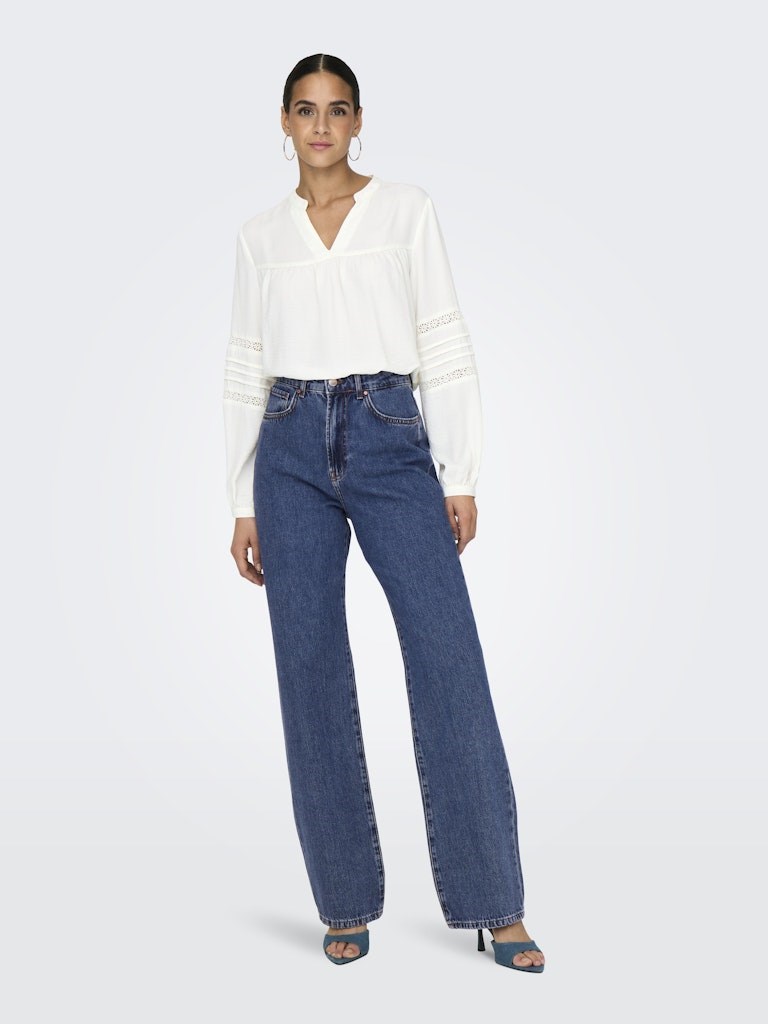 Only Kadın Pantolon 15319938 Medium Blue Denim