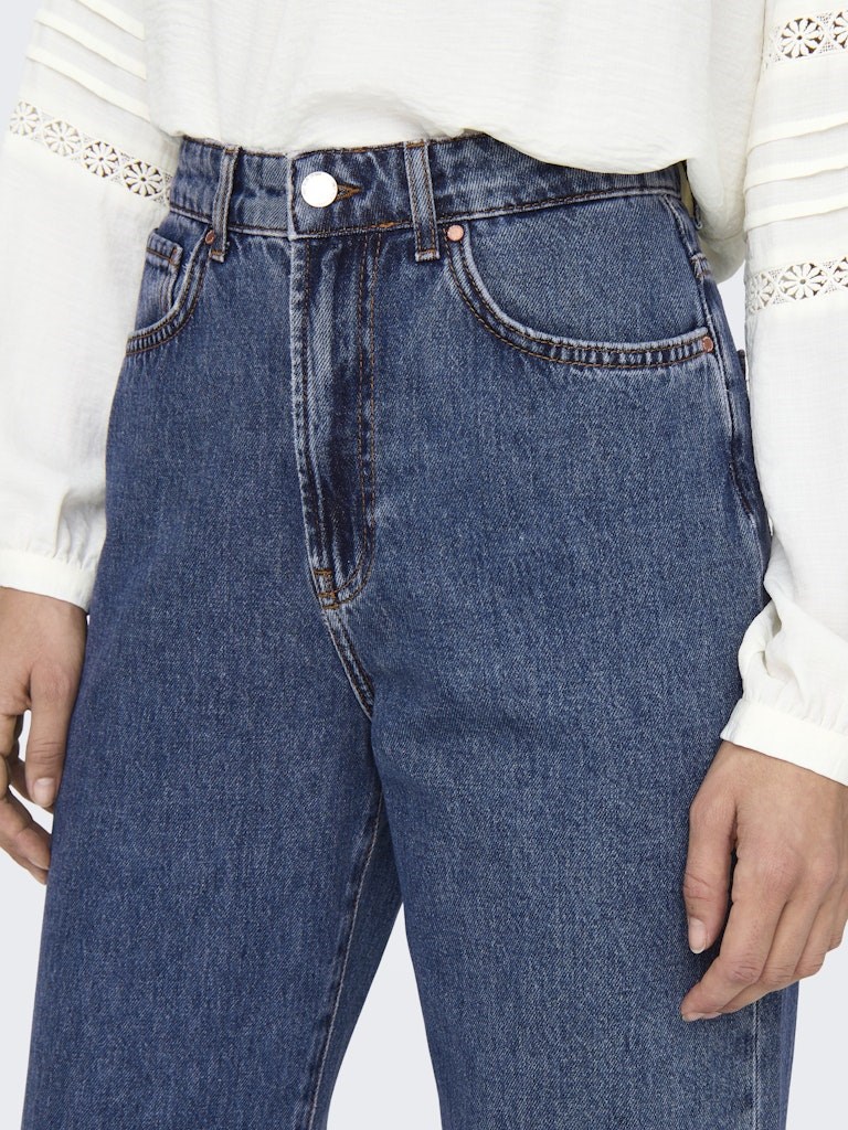 Only Kadın Pantolon 15319938 Medium Blue Denim