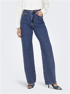 Only Kadın Pantolon 15319938 Medium Blue Denim