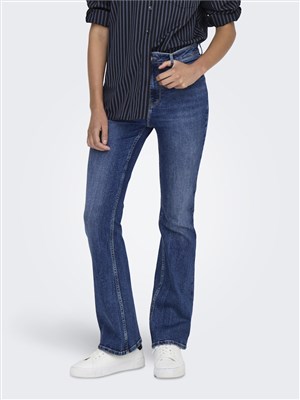 Only Kadın Pantolon 15323175 Dark Blue Denim