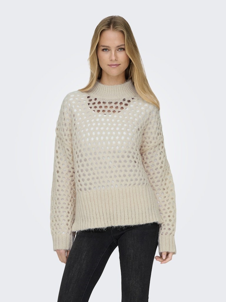 Only Kadın Triko 15324135 Whitecap Gray